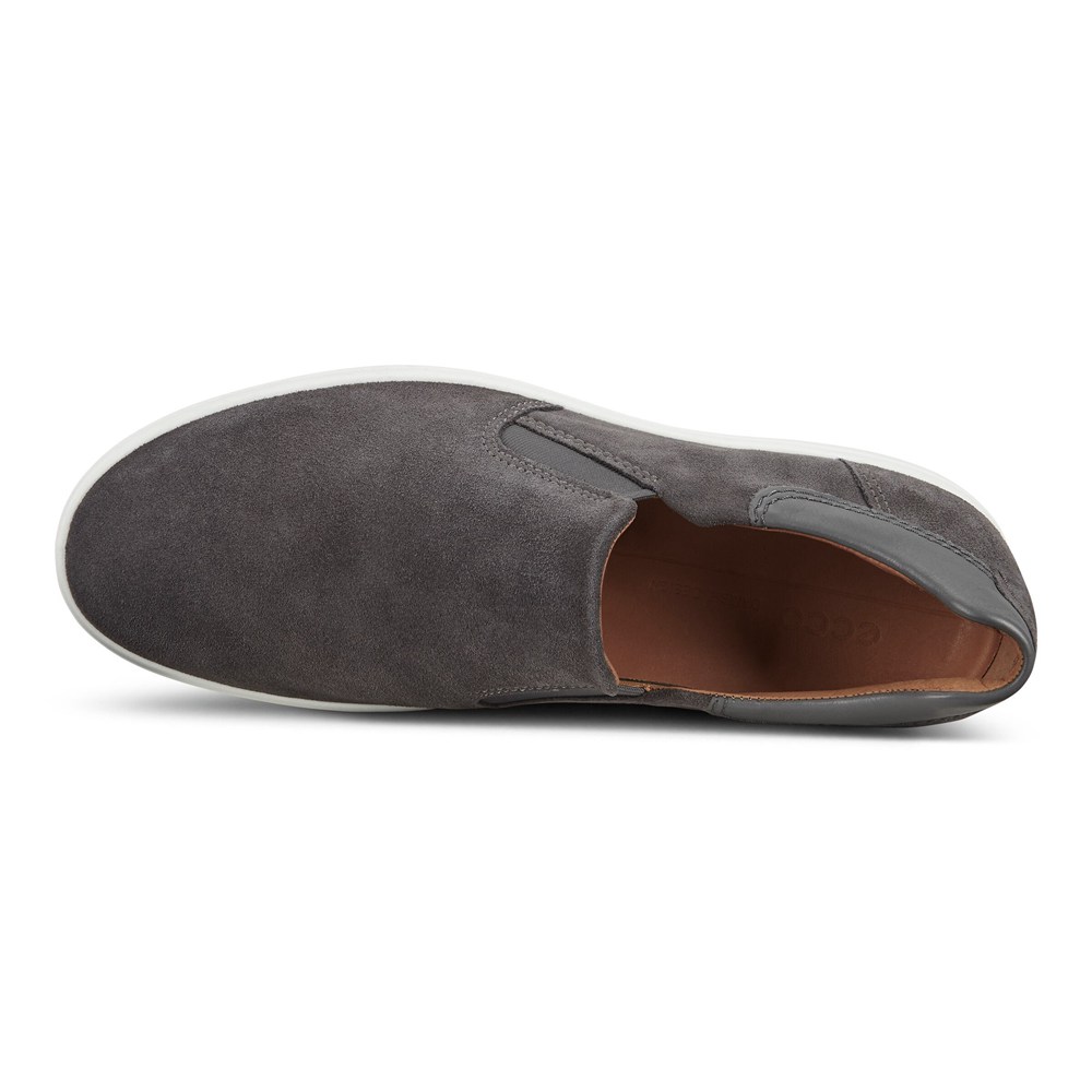 Slip On Hombre - ECCO Soft 7 Sneakerss - Grises Oscuro - PUH694321